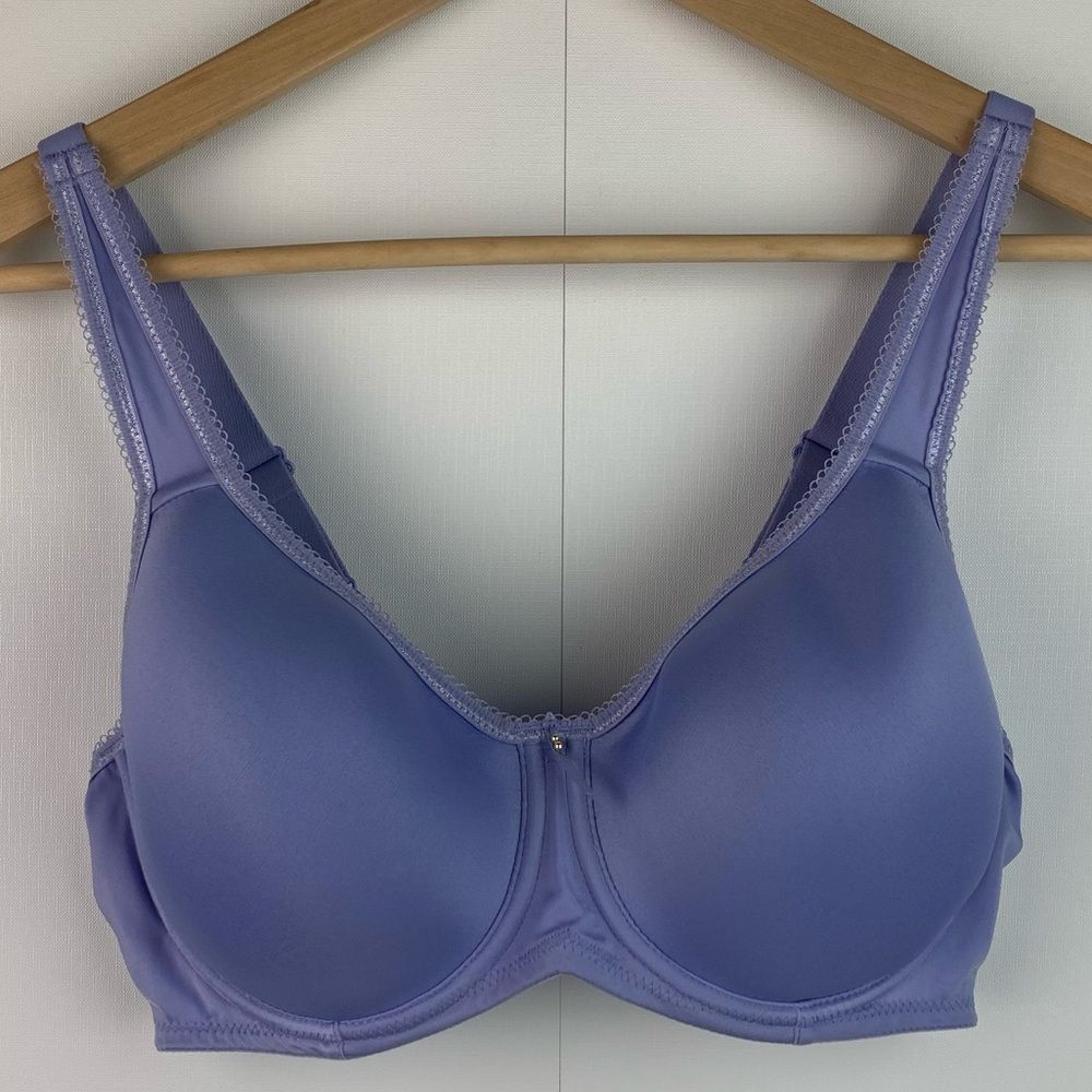 Wacoal Womens Purple Basic Beauty Contour T-Shirt Underwired Bra Size 36D